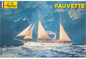 Збірна модель 1/200 Французька морська яхта Fauvette Heller 80612