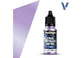 Акрилова фарба Небесно-фіолетовий Світлий тон (Celestial Violet Light) Vallejo True Metallic Metal VAL 77109