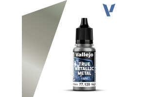 Акриловая краска Обсидианово-черный Светлый тон (Obsidian Black Light) Vallejo True Metallic Metal V