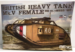Збірна модель Британського  важкого  танк 1/35 Mk.v female TS-029 Meng