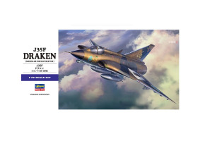 Збірна модель 1/72 Літак J35F Draken Hasegawa 01578