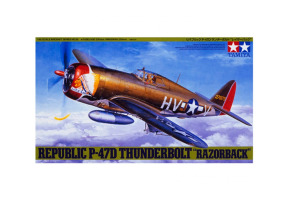 Збірна модель 1/48 Винищувач P-47D "Thunderbolt" 'RAZORBACK' Tamiya 61086