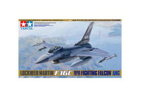 Збірна модель 1/48 Літак Lockheed Martin F-16C [BLOCK 25/32] FIGHTING FALCON ANG Tamiya 61101