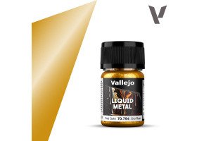 Фарба на спиртовій основі Червоне золото (Red Gold) Vallejo Liquid Metal VAL 70794