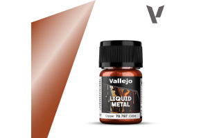 Фарба на спиртовій основі Мідь (Copper) Vallejo Liquid Metal VAL