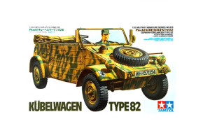 Збірна модель 1/35 Військовий Автомобіль KUEBELWAGEN TYPE 82 Tamiya 35213