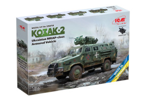Сборная модель 1/35 «Казак-2» Украинского бронеавтомобиля класса MRAP ICM 35014