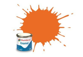 Оранжевая матовая