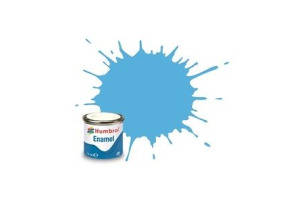 Голубая морская глянцевая