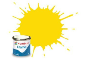 Желтая глянцевая