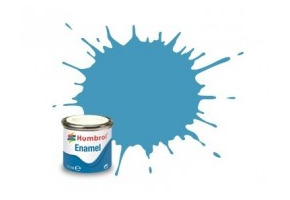 Голубая матовая