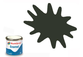 Черно-зеленая матовая