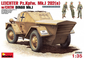 LEICHTER Pz.Kmpf. Mk.I 202(е) з екіпажем. ДІНГО Mк.I