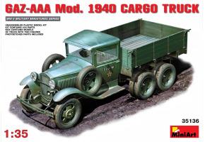 Сборная модель 1/35 Грузовой автомобиль ГАЗ-ААА обр. 1940 г. МиниАрт 35136