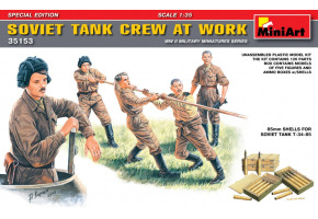 Soviet tank crew at work