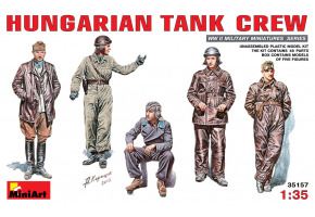 Сборная модель 1/35 Фигуры Венгерский танковый экипаж МиниАрт 35157