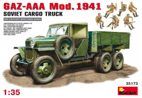 Scale model 1/35 Soviet truck GAZ-AAA mod. 1941 with figures MiniArt 35173