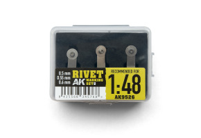 Набір маркування заклепок набір №2 (рекомендується для масштабу 1/48) AK-Interactive AK9526