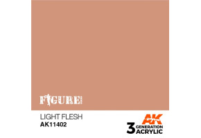 Acrylic paint LIGHT FLESH  FIGURES AK-interactive AK11402