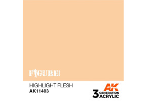 Акриловая краска HIGHLIGHT FLESH – ЯРКИЙ ТЕЛЕСНЫЙ FIGURES АК-интерактив AK11403