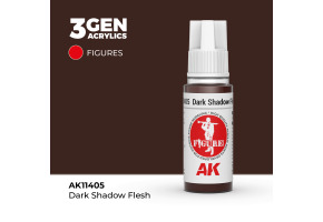 Акрилова фарба DARK SHADOW FLESH – СМАГЛЯВА ШКІРА FIGURES АК-інтерактив AK11405