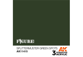 Акриловая краска SPLITTERMUSTER GREEN SPOTS – ОСКОЛОЧНЫЙ ЗЕЛЁНЫЙ FIGURE АК-интерактив AK11415