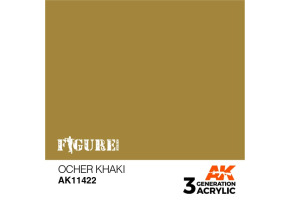 Acrylic paint OCHER KHAKI FIGURES AK-interactive AK11422