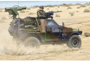 Scale model 1/35 French armored car VBL MILAN HobbyBoss 83877