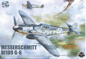 Scale model 1/35 German aircraft Messerschmitt Bf 109 G-6 Border Model BF-001