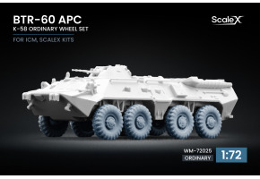 Набір коліс K-58 для БТР-60 APC від ScaleX, ICM ScaleX WM-72025
