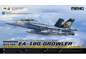 Збірна модель 1/48 Літак Boeing EA-18G Growler Electronic Attack Aircraft Yellow Jackets Meng LS-019