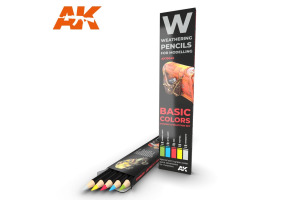 Watercolor pencil set Basics / Набір олівців: базові кольори