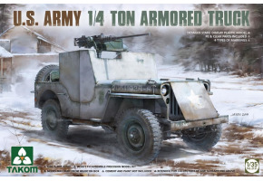 Збірна модель 1/35 Броньована вантажівка армії США вантажопідйомністю 1/4 тонни Takom 2131