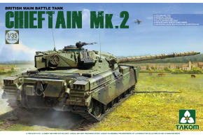 Збірна модель 1/35 Британський ОБТ Chieftain Mk.2 Takom 2040