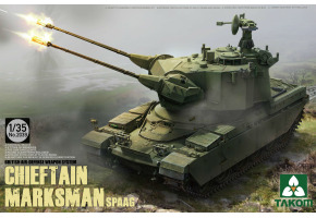 Scale model 1/35 British Air-defense Weapon System Chieftain Marksman SPAAG Takom 2039