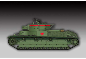 Assembly model 1/72 soviet tank T-28 (Welded) Trumpeter 07150