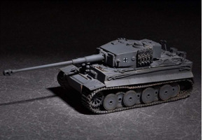 Assembly model 1/72 german Tiger tank with 88 mm kwk L/71 Trumpeter 07164