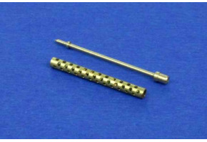 Металевий ствол 7,62мм кулемета Browning M1919 для великої кількості наземної та авіаційної техніки в масштабі 1/35