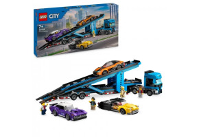 Конструктор LEGO City Вантажівка-транспортер зі спортивними авто 60408