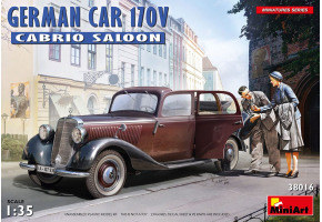 Scale model 1/35 German car 170V Cabrio saloon MiniArt 38016