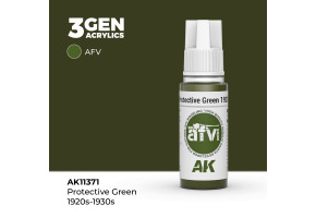 Акрилова фарба PROTECTIVE GREEN 1920-1930 / Захищено зелений 1920-1930 – AFV АК-interactive AK11371