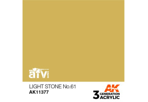 Акрилова фарба LIGHT STONE NO.61 / Світло-кам'яний – AFV АК-інтерактив AK11377