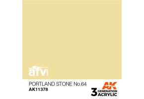Акрилова фарба PORTLAND STONE NO.64 / Білий будівельний вапняк - AFV АК-інтерактив AK11378