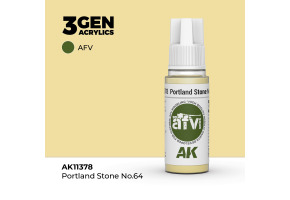 Акрилова фарба PORTLAND STONE NO.64 / Білий будівельний вапняк - AFV АК-інтерактив AK11378