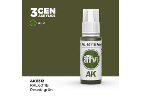 Акрилова фарба RAL 6011B RESEDAGRÜN / Жовто-зелений – AFV АК-interactive AK11312
