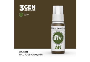 Акрилова фарба RAL 7008 GRAUGRÜN / Сіро-зелений №1 – AFV АК-інтерактив AK11313