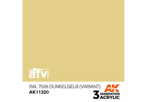 Acrylic paint RAL 7028 DUNKELGELB (VARIANT) – AFV AK-interactive AK11320