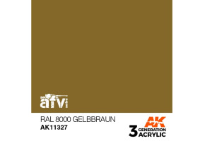 Acrylic paint RAL 8000 GELBBRAUN – AFV AK-interactive AK11327