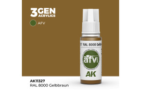Акрилова фарба RAL 8000 GELBBRAUN / Жовто – коричневий – AFV АК-interactive AK11327