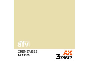 Акриловая краска  CREMEWEISS / Кремово-белый – AFV АК-интерактив AK11333